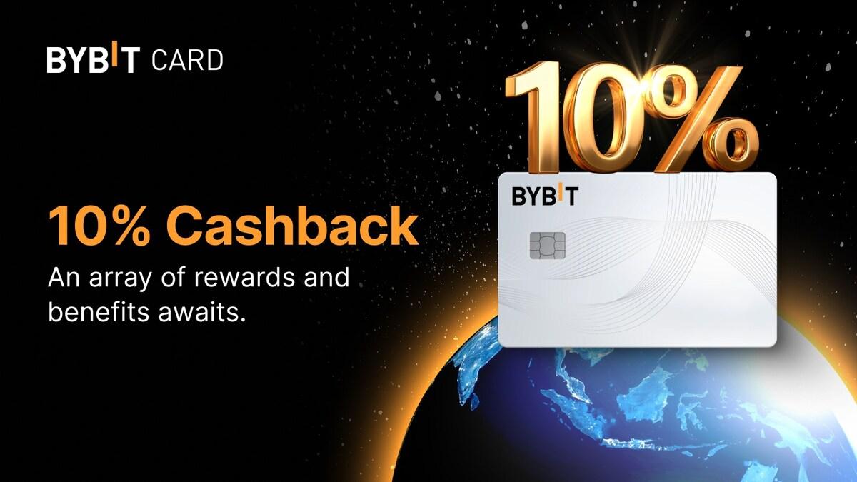 Bybitカード限定：手軽な仮想通貨利用で最大150ドルのキャッシュバック