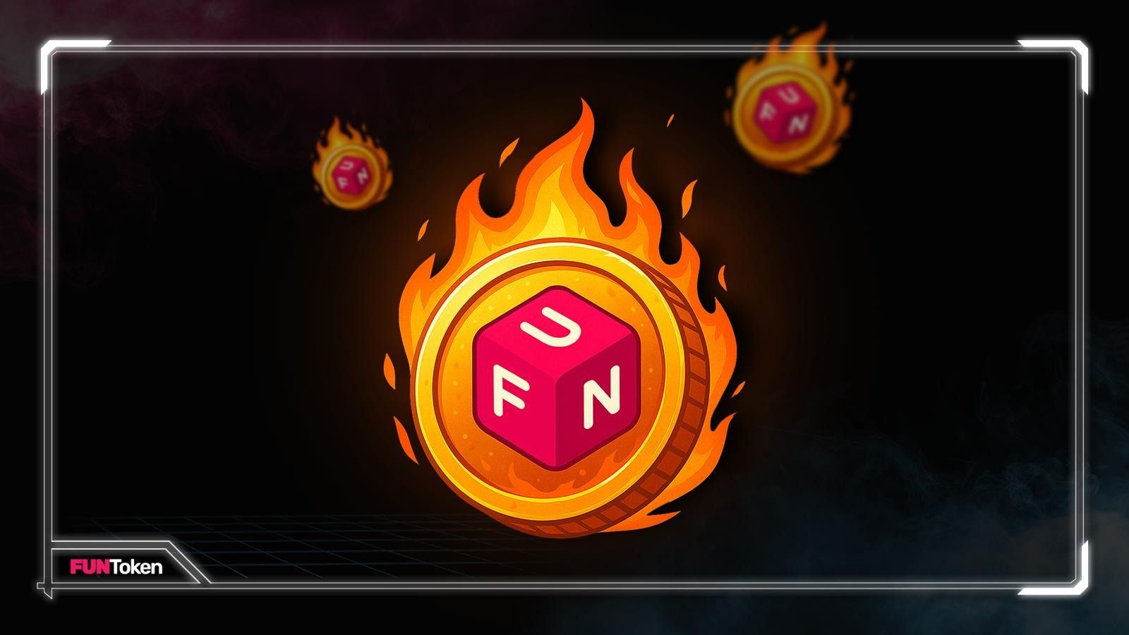 FUNTokenが2,500万枚トークンをバーン、将来の価値上昇へ