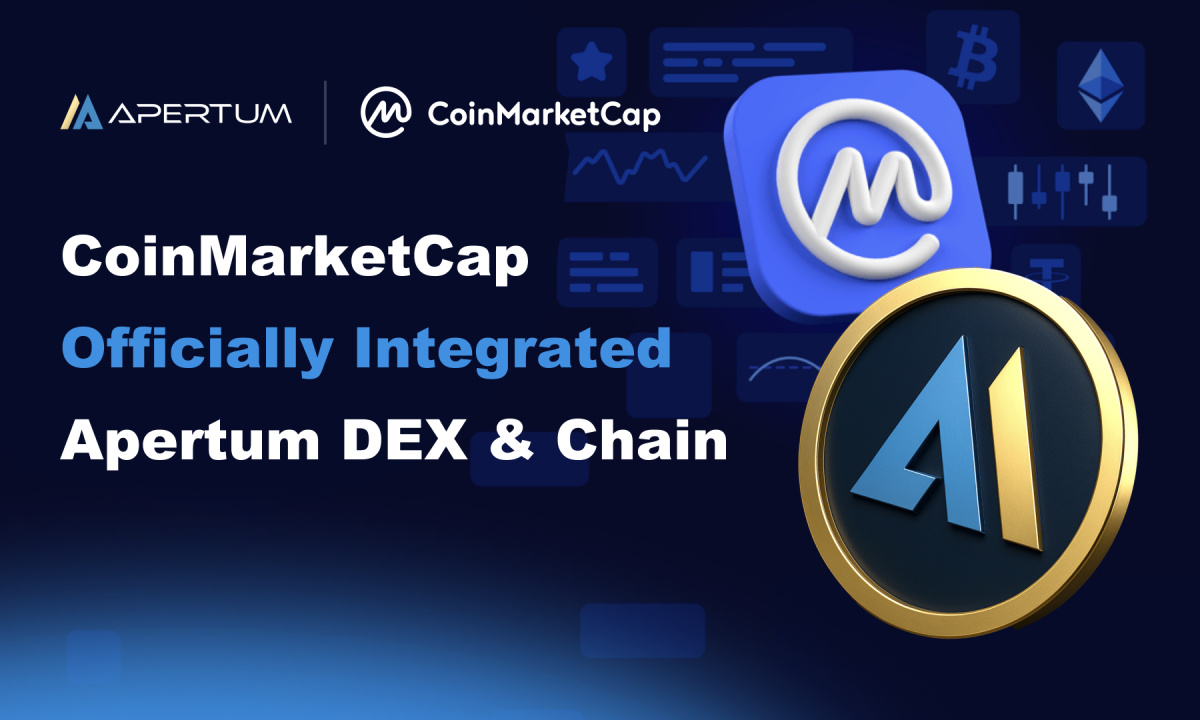 CoinMarketCapがApertum DEXとチェーンを正式に統合！