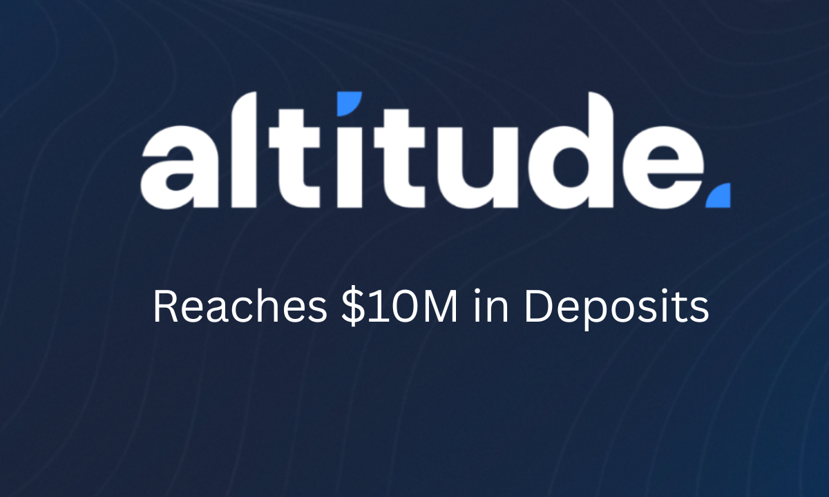 「デファイ融資プラットフォームAltitude、預金額1,000万ドル突破！」