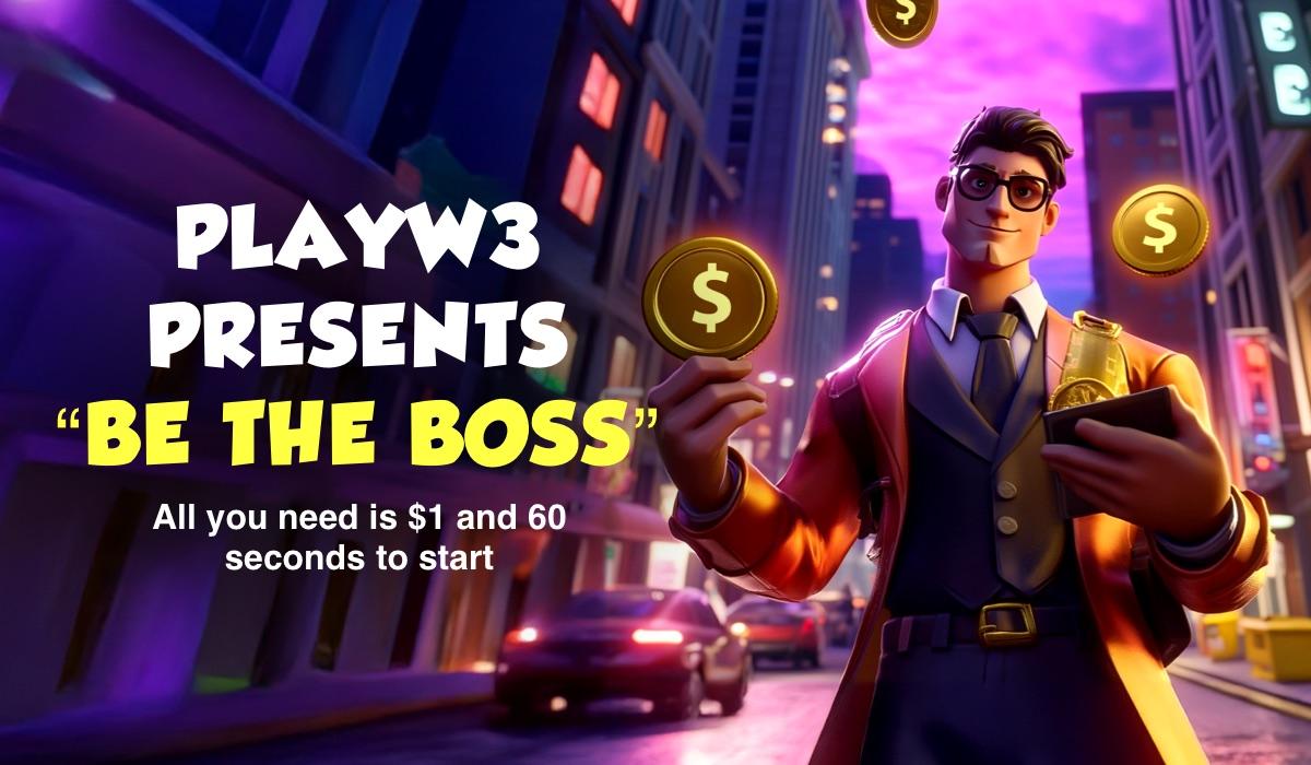クリエイターをオーナーに！PlayW3の新しいビジネスモデル「Be The Boss」公開、320,000ドル以上支払い済み