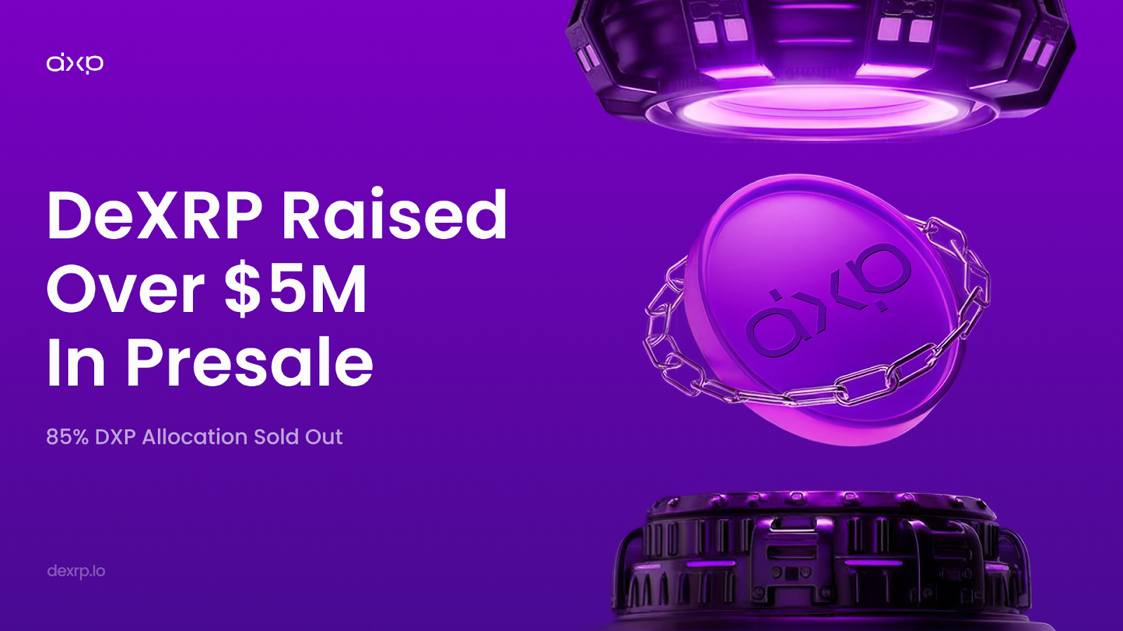 DeXRP、XRP高騰でプレセール520万ドル突破