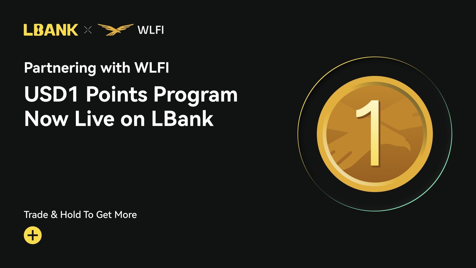 LBankとWLFI、ステーブルコイン利用者向け「USD1ポイント」特典開始