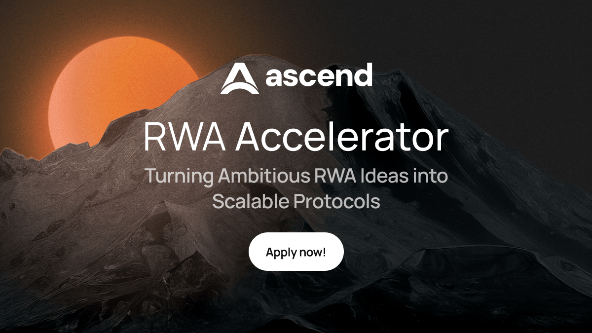 RWA成長を加速する！主要企業が「Ascendスタートアップアクセラレーター」を始動