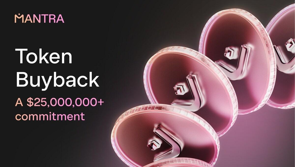 MANTRA、OMトークン戦略的買戻しに2,500万ドル追加拠出
