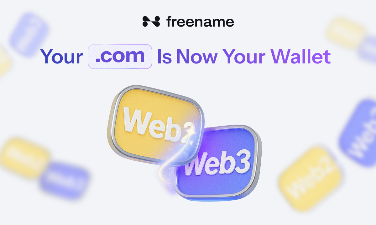 Freename、ブロックチェーン技術で.COMドメイン決済開始