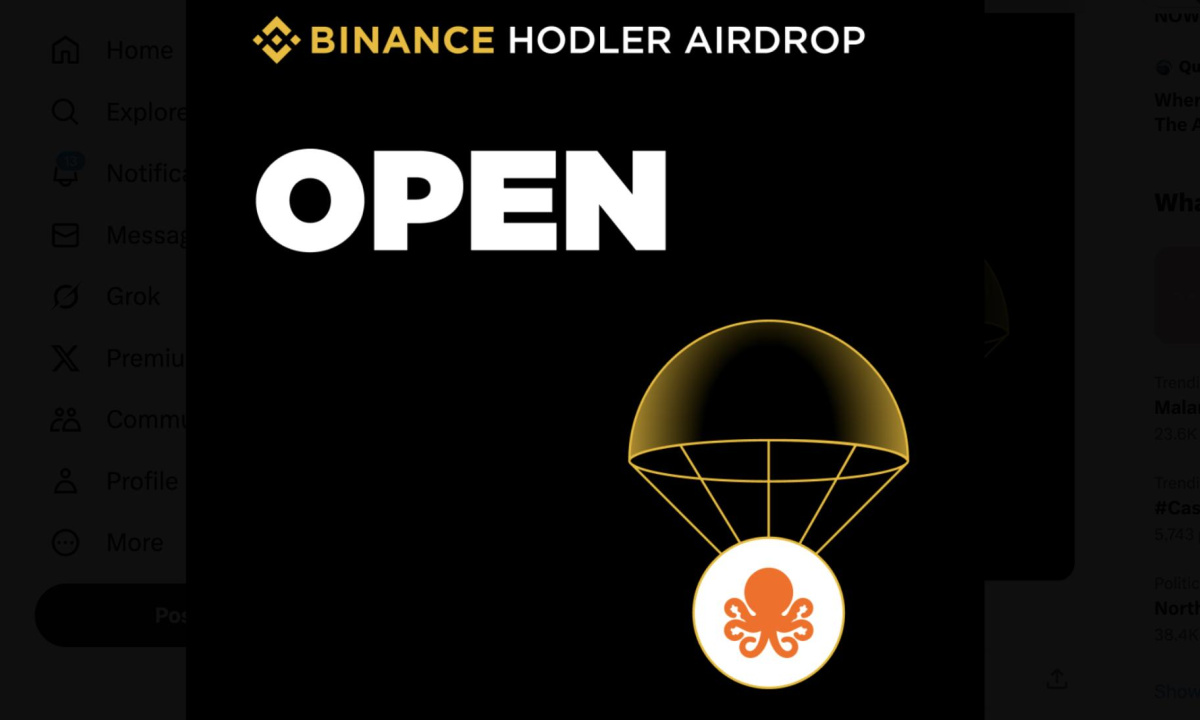 Binance上場でOpenLedger(OPEN)が初日200%急騰
