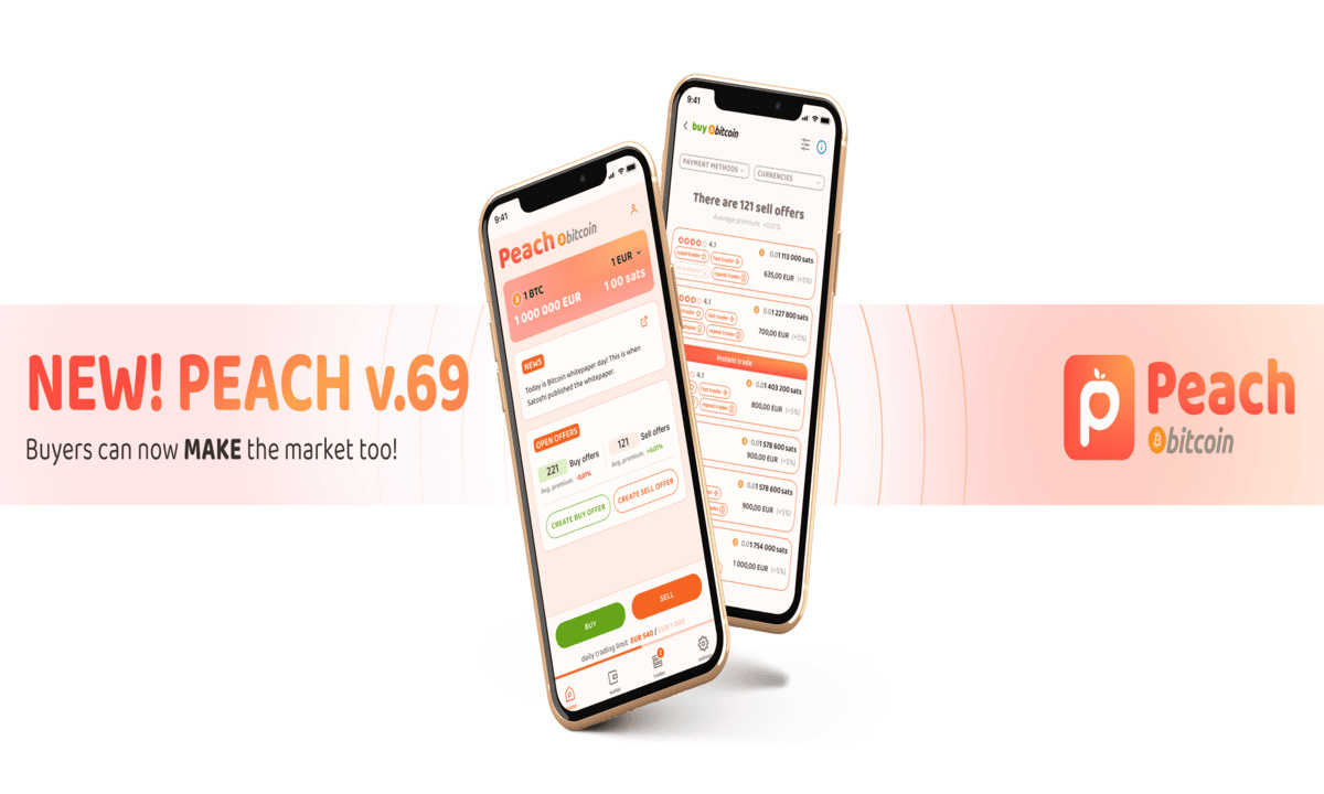 Peach Bitcoinが新機能公開！最新アップデートで双方向取引開始