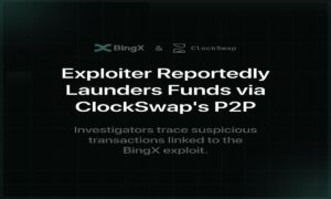 BingXのハッカー、ClockSwapのP2Pで資金洗浄か【暗号通貨ニュース】