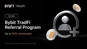 Bybit TradFiが最大30%報酬の新規紹介プログラムを開始