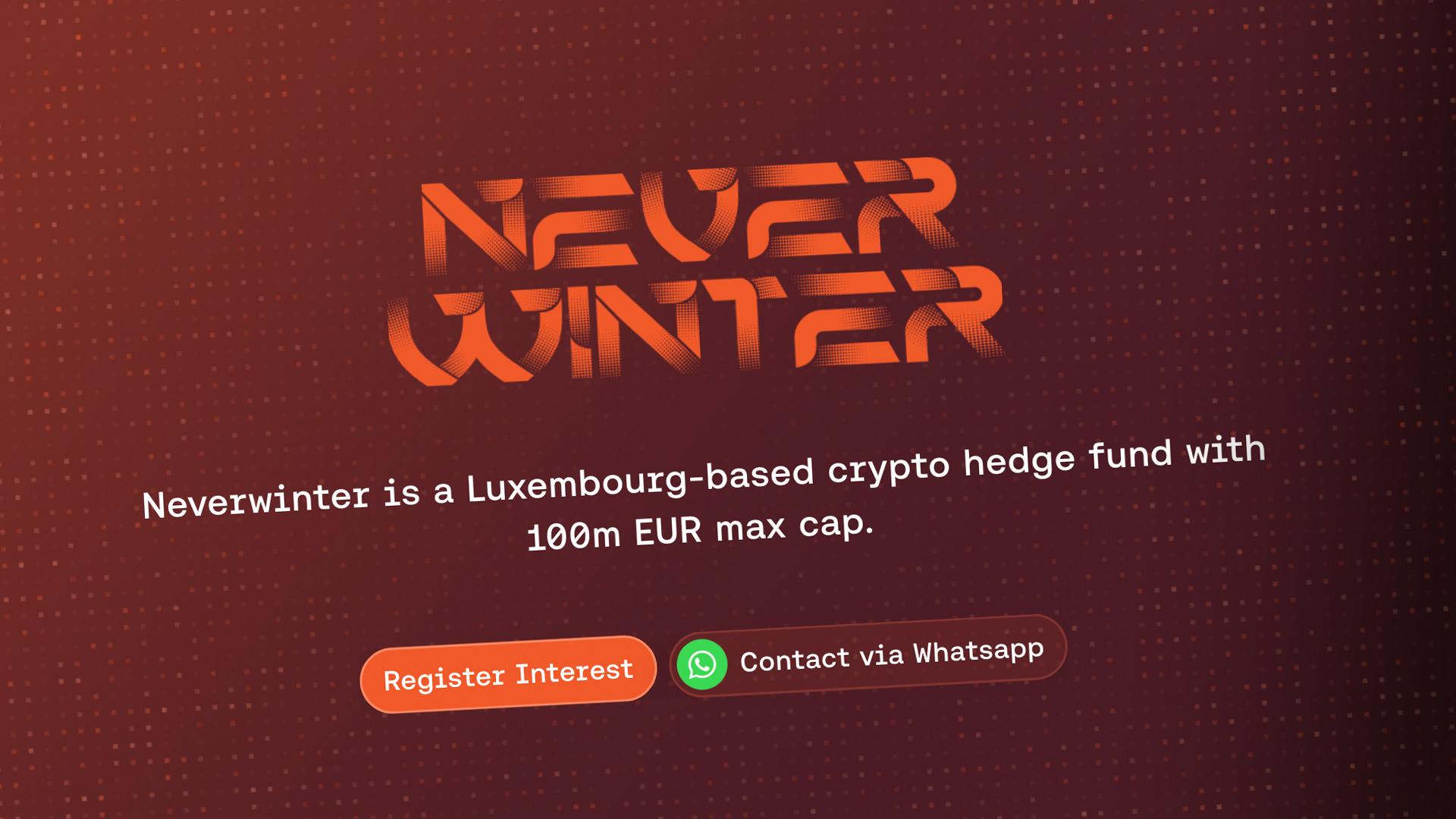 Neverwinter Fund、世界初のグローバル型ビットコインヘッジファンド始動