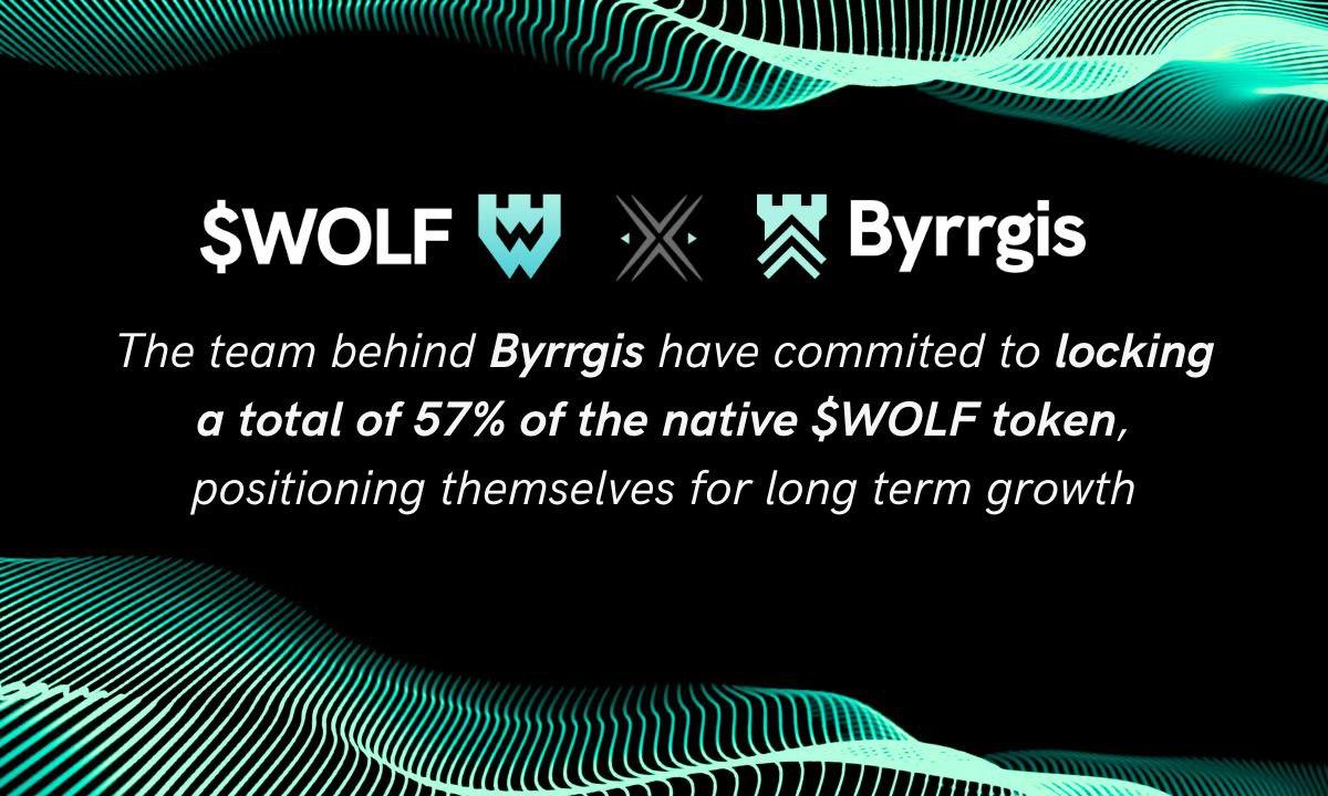 Wolfが総供給量の57％を2年間ロック｜Byrrgisローンチ前に信頼とセキュリティ強化