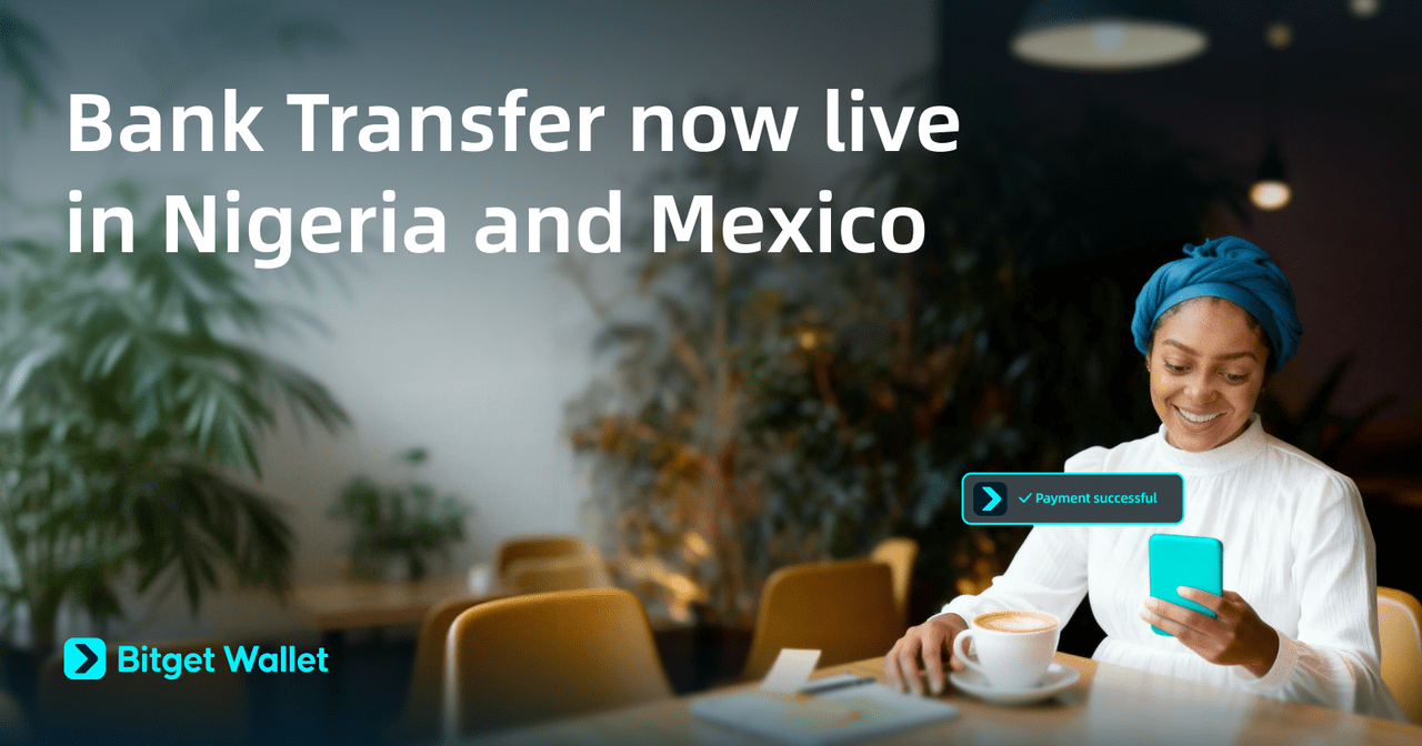 Bitgetウォレット、ナイジェリア・メキシコで銀行80行超とステーブルコイン連携