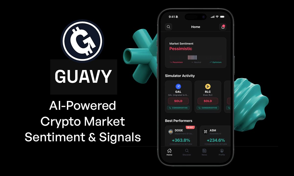 Guavyのモバイルアプリ公開｜AI搭載の仮想通貨センチメント＆取引シグナル