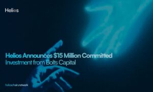 Bolts CapitalがHeliosへ1500万ドルを出資確約