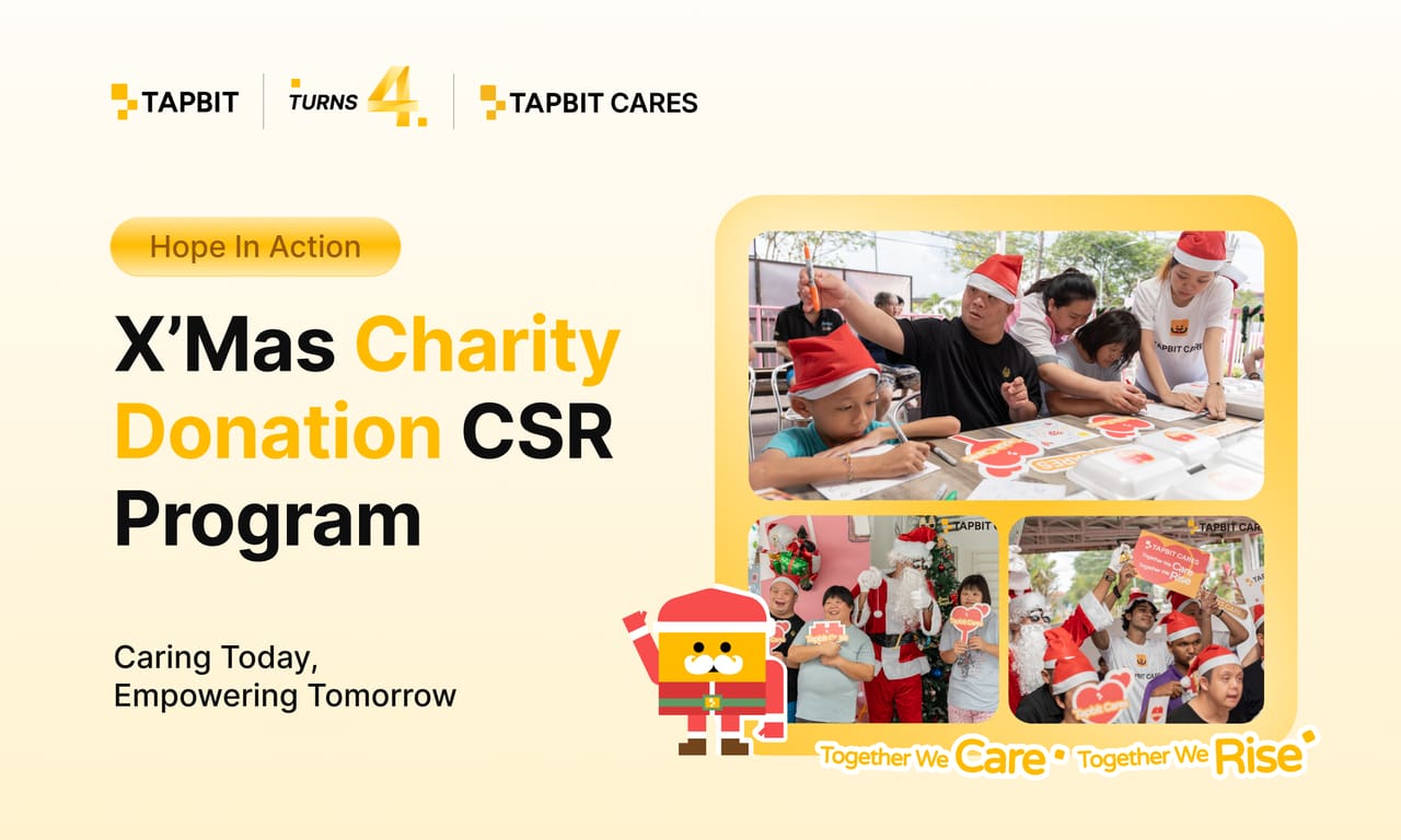 Tapbit 4周年記念：年末クリスマスCSRで地域貢献