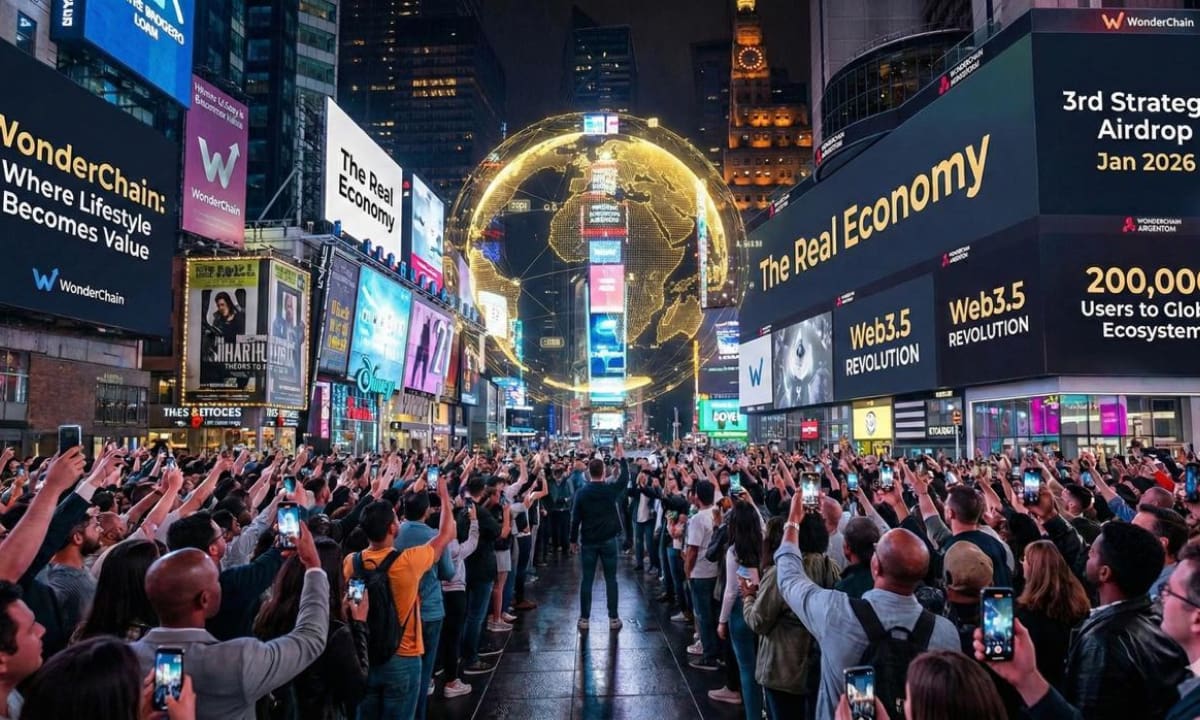 WonderChainが第3弾エアドロップ発表、生活密着型デジタルエコシステム拡大へ