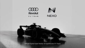 Audi Revolut F1チーム、Nexoを公式デジタル資産パートナーに発表