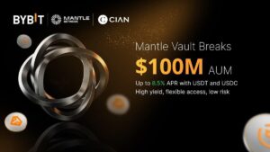 Mantle Vaultが1億ドル到達、Bybitがオンチェーン利回りの主要ゲートに